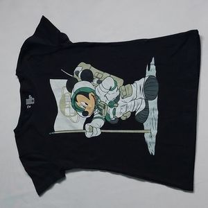 Disney characters Astro Mickey Girls solid crew tee‎ size M 7-8